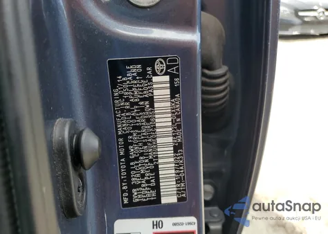 2014 Toyota Corolla L z USA, uszkodzony, nr VIN 2T1BURHE0EC106057